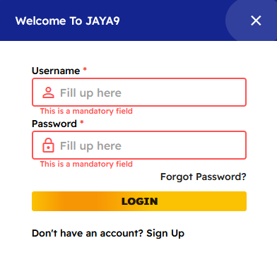 login now